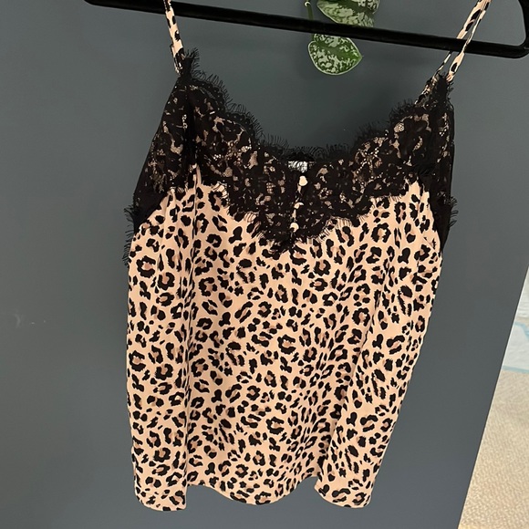 Leopard Print Lace Blouse - Picture 1 of 5